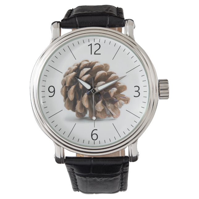 Eén pinecon horloge (Voorkant)