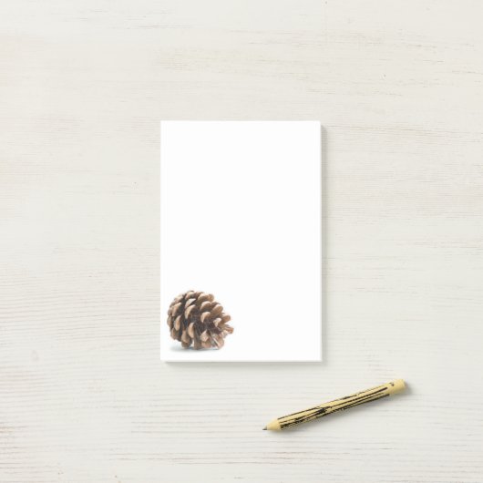 Eén pinecon post-it® notes (Op bureau)