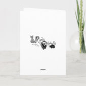 Een pinguïn in de Kaart (Achterkant)