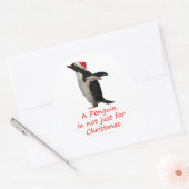Een pinguïn is niet alleen een Kerst sticker (Envelop)