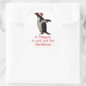 Een pinguïn is niet alleen een Kerst sticker (Tas)