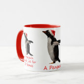 Een pinguïn is niet alleen voor kerstMok Mok (Voorkant links)