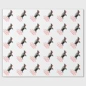 Een pinguïn is niet alleen voor kerstpapier cadeaupapier (Vlak)