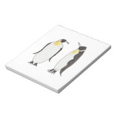 Een pinguïnkoppeling-inkttekening notitieblok (Linkerzijde)