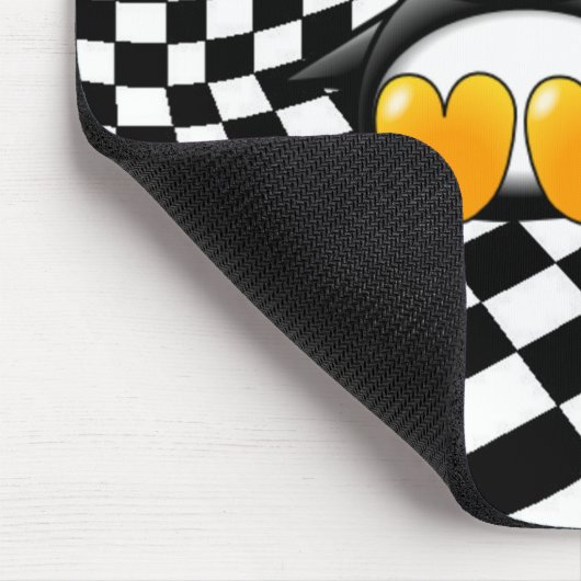 Een pinguïn's controleurs nightmare muismat (Hoek)