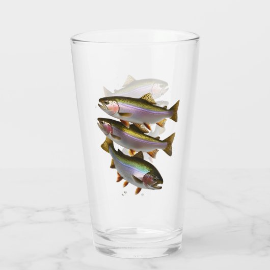 Een pint forel glas (Achterkant)