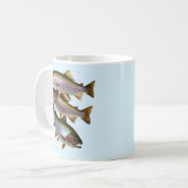 Een pint forel koffiemok (Voorkant links)