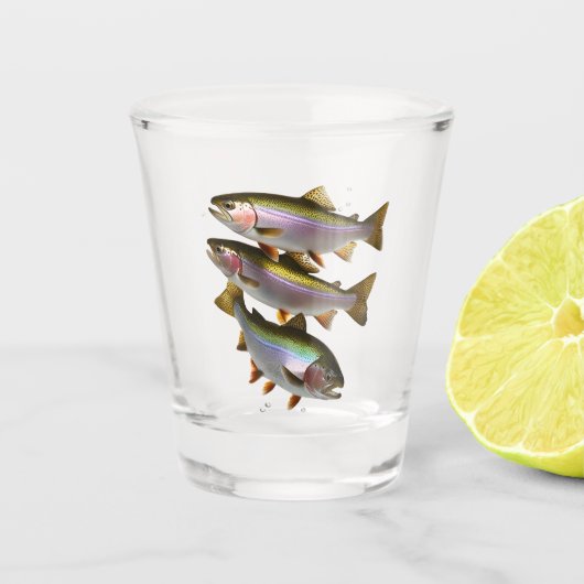 Een pint forel shot glas (Voorkant)