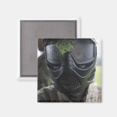 Een pintball-ronde magneet (Voorkant / Achterkant)