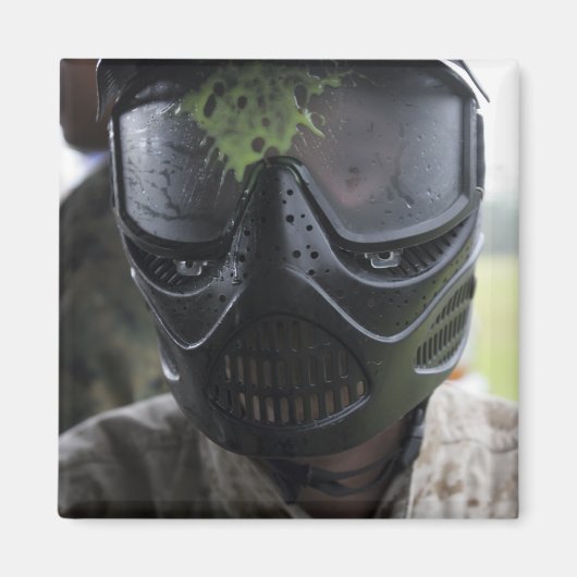 Een pintball-ronde magneet (Voorkant)