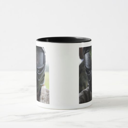 Een pintball-ronde mok (Midden)