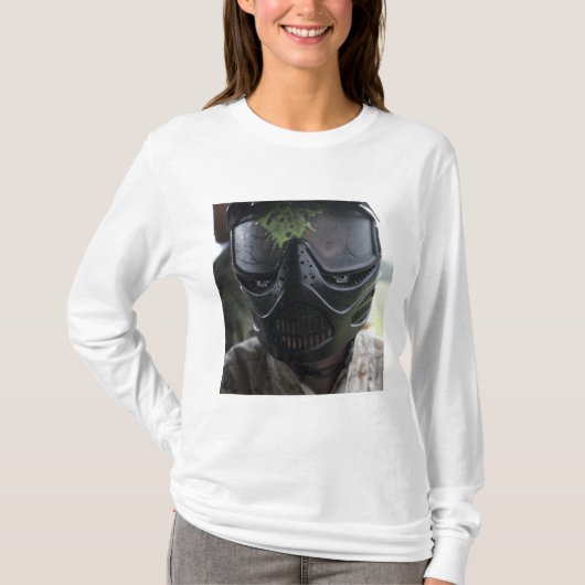 Een pintball-ronde t-shirt (Voorkant)