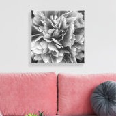 Een pioen met een andere naam canvas afdruk (Insitu (Woonkamer))