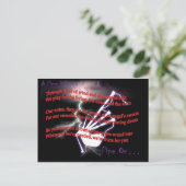 Een Piper is gemaakt (bliksem) Briefkaart (Staand voorkant)