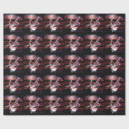 Een Piper is gemaakt (bliksem) Cadeaupapier (Vlak)