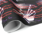 Een Piper is gemaakt (bliksem) Cadeaupapier (Rol Hoek)