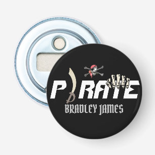 Een piraat International Talk Like a Pirate Day Button Flesopener
