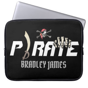 Een piraat   International Talk Like a Pirate Day Laptop Sleeve