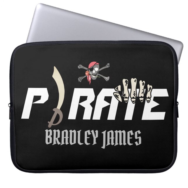 Een piraat | International Talk Like a Pirate Day Laptop Sleeve (Voorkant)