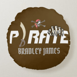 Een piraat | International Talk Like a Pirate Day Rond Kussen