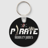 Een piraat | International Talk Like a Pirate Day Sleutelhanger (Achterkant)