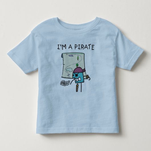 Een piraat Kind Kinder Shirts (Voorkant)