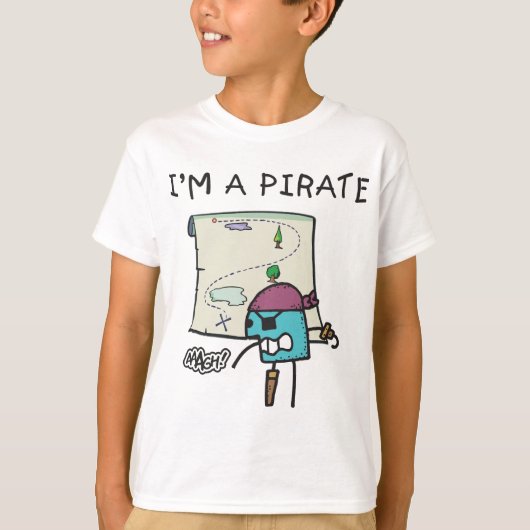 Een piraat Kind T-shirt (Voorkant)