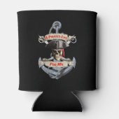 Een piraat leven voor mij blikjeskoeler (Achterkant)