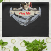 Een piraat leven voor mij theedoek (Gevouwen)