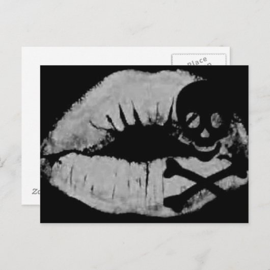 Een piraatkus briefkaart (Voorkant / Achterkant)