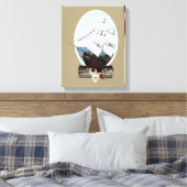 Een piraatschip canvas afdruk (Insitu (Slaapkamer))