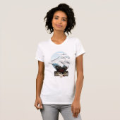 Een piraatschip t-shirt (Voorkant volledig)