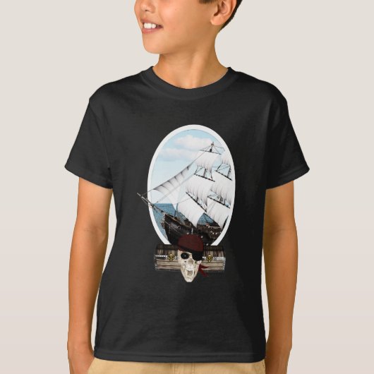 Een piraatschip t-shirt (Voorkant)