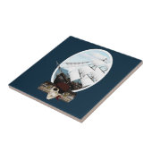 Een piraatschip tegeltje (Zijkant)