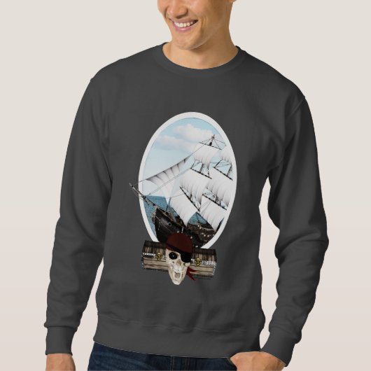 Een piraatschip trui (Voorkant)