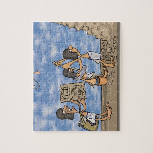 Een piramide bouwen legpuzzel (Verticaal)