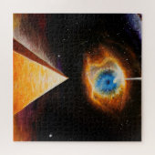 Een piramide onder het kosmische oog van God Legpuzzel (Horizontaal)