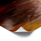 Een piramide onder het kosmische oog van God Perfect Poster (Hoek)