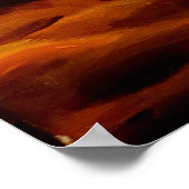 Een piramide onder het kosmische oog van God Poster (Hoek)