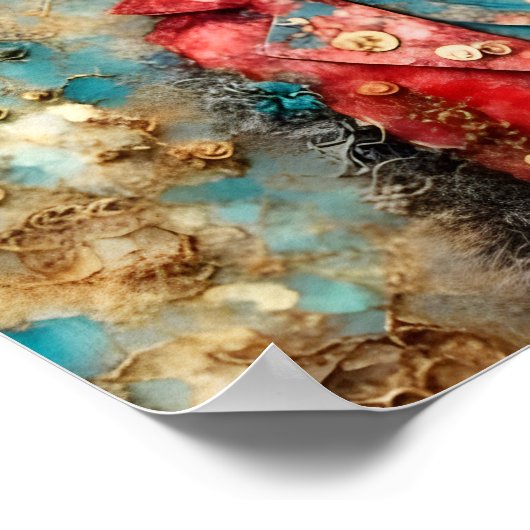 Een piratenkat poster (Hoek)