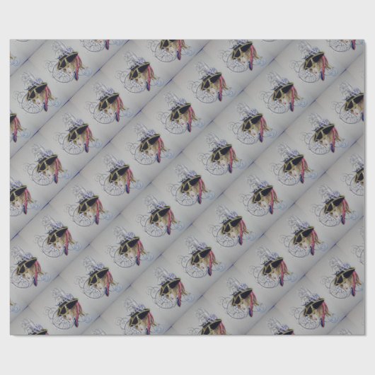 Een piratenleven cadeaupapier (Vlak)