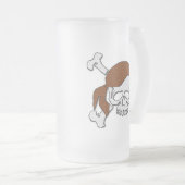 Een piratenleven matglas bierpul (Voorkant rechts)