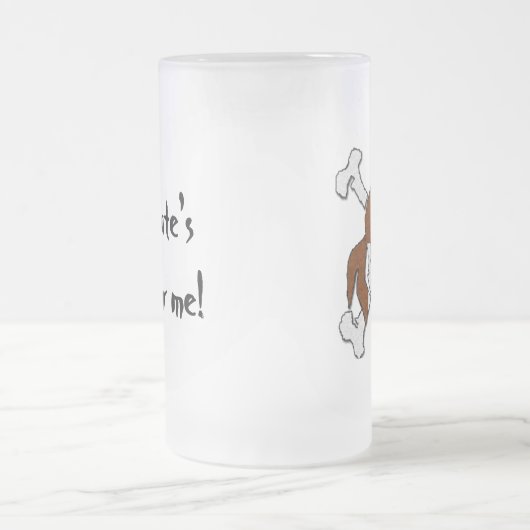 Een piratenleven matglas bierpul (Center)