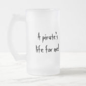 Een piratenleven matglas bierpul (Links)