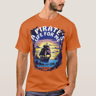 Een piratenleven voor mij piratenschip t-shirt