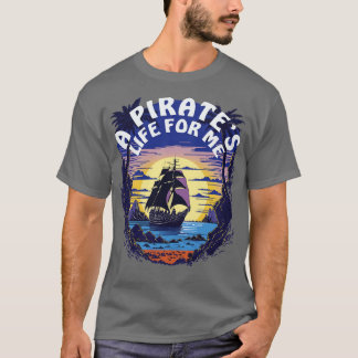 Een piratenleven voor mij piratenschip t-shirt
