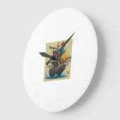 Een piratenschip met een papegaai grote klok (Hoek)