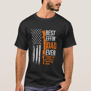 Een Pistool beste Effing vader ooit Bedankt voor h T-shirt