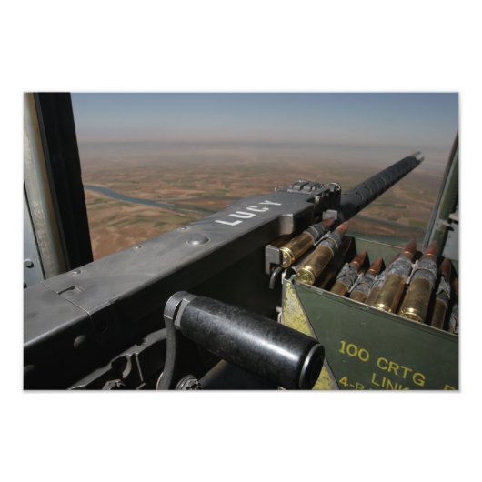 Een pistool van 50 kaliber foto afdruk (Voorkant)