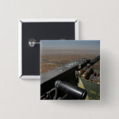 Een pistool van 50 kaliber vierkante button 5,1 cm (Voorkant /achterkant)